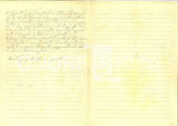 Tasse 1915 Estratto Consigli Comunale Cessione Di Fondo 2di3