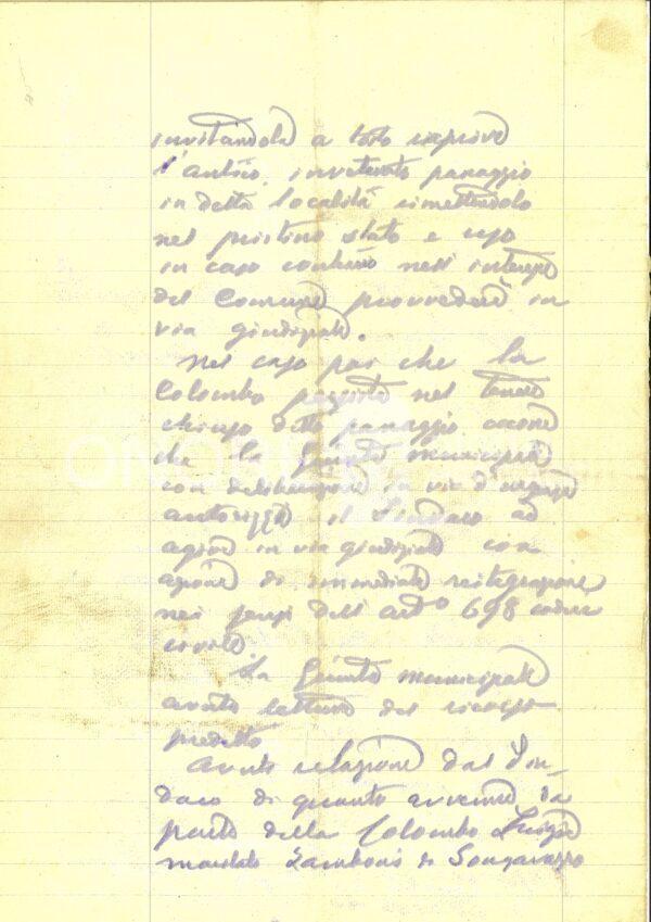 Vita Quotidiana 1923 Esproprio Terreni 4