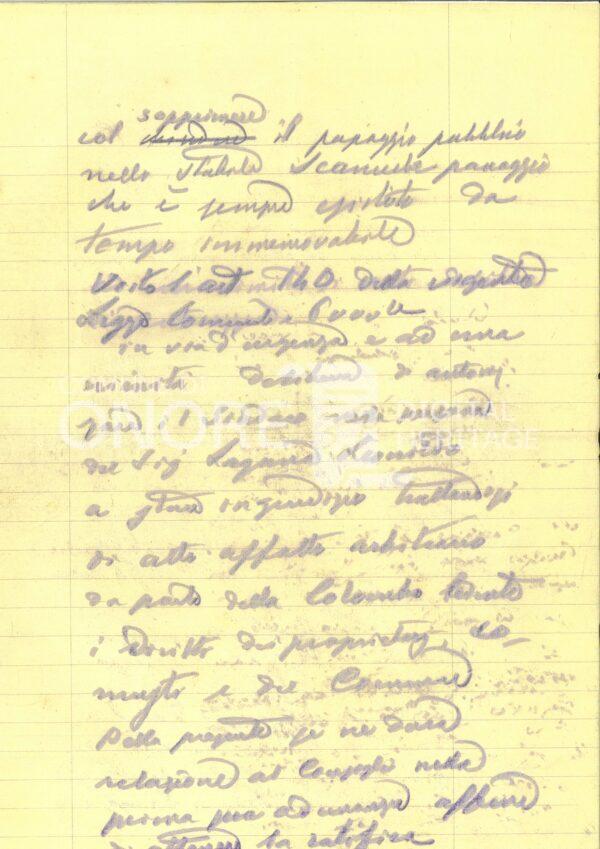 Vita Quotidiana 1923 Esproprio Terreni 5