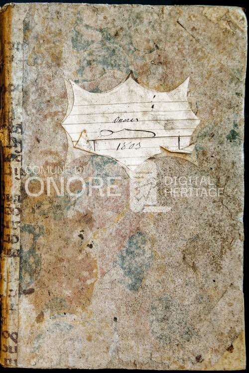 I redditi a Onore nel Settecento 1803